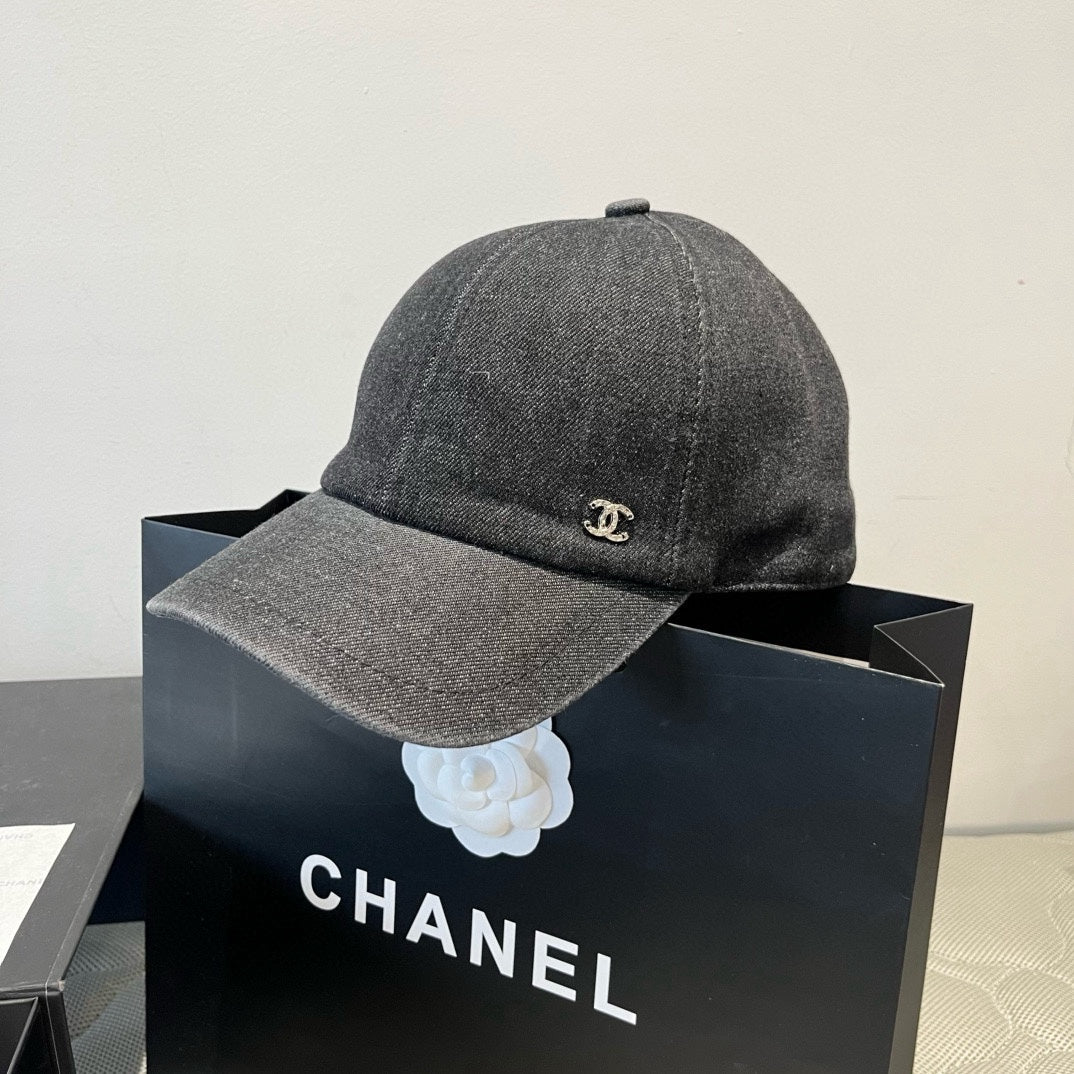 BASEBALL HAT DENIM CHARCOAL GRAY 673993