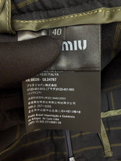 MIUMIU 26S PLEATED MINI SKIRT STYLE 1091