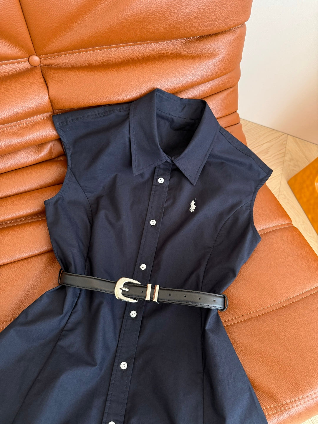 ELEGANT FLUTTER-SLEEVE DRESS 25S IN COTTON 265737