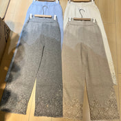 LP 26S EMBROIDERED CASHMERE PANTS 628