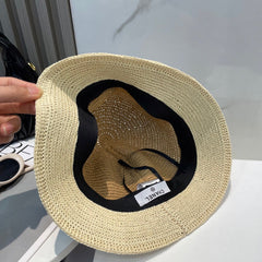 STRAW BUCKET HAT IN BROWN 672973
