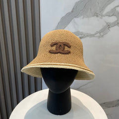STRAW BUCKET HAT IN BROWN 672973