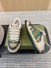 GUCCI 26S SNEAKERS IN GREY GRADIENT CANVAS
