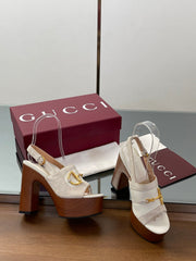 HIGH HEEL SANDALS 13 CM IN CREAM WHITE CALFSKIN MIX SUEDE GOLD HARDWARE