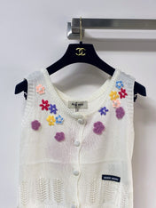 MIUMIU 26S SLEEVELESS SWEATER STYLE 1133