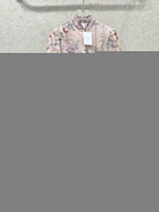 ZIMMER FLORAL DRESS WITH STAND COLLAR AND BELT 269180