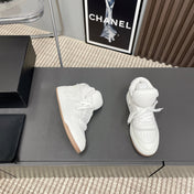 HIGH-TOP SNEAKERS IN WHITE CALFSKIN