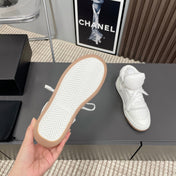 HIGH-TOP SNEAKERS IN WHITE CALFSKIN