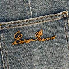 LP HIGH-WAISTED DENIM PANTS STYLE 15